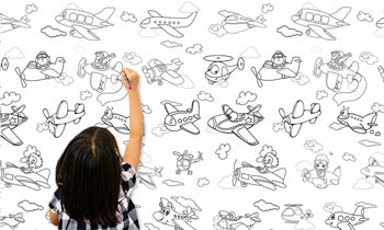 Παιδική ταπετσαρία για ζωγραφική TMDE005