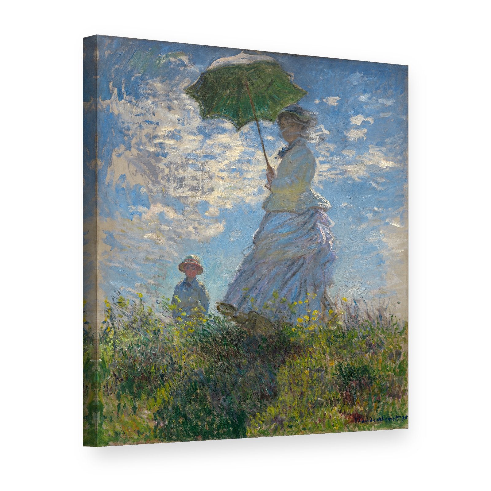 Η εικόνα στον καμβά GODDESS WITH A GIFT Giver - Claude Monet 000 REP075, τρισδιάστατη όψη