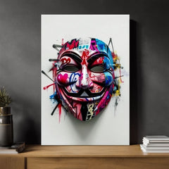 Εικόνα ANONYMOUS MASK | Ιταλικός καμβάς