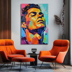 Εικόνα CRISTIANO RONALDO - Ενέργεια του νικητή | φινιρισμένο στο χέρι του καλλιτέχνη - εικόνα 3