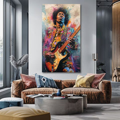 Εικόνα JIMI HENDRIX - Fire tones | φινιρισμένο στο χέρι του καλλιτέχνη