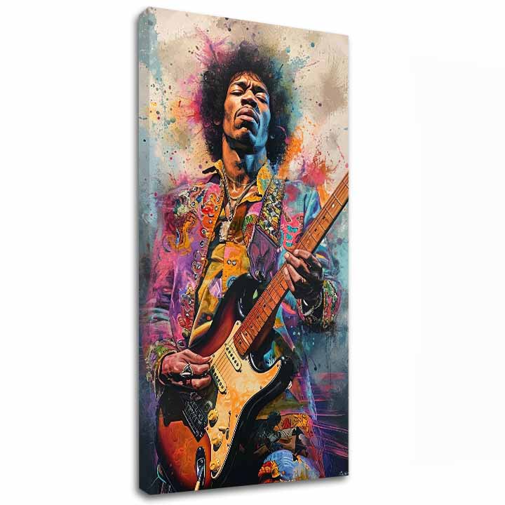 Εικόνα JIMI HENDRIX - Fire tones | φινιρισμένο στο χέρι του καλλιτέχνη - εικόνα 2