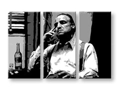 Εκτυπωμένη εικόνα POP Art του Marlon Brando 3 μέρη mb2 - εικόνα 3