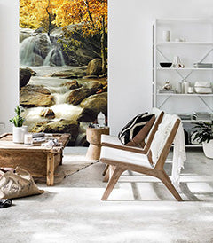 Δωρεάν φωτογραφία τοιχογραφίας τοίχου + κόλλα / WATERFALLS FTVO003V152