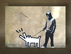Η εικόνα σε καμβά 1 κομμάτι Street ART - Banksy - εικόνα 2