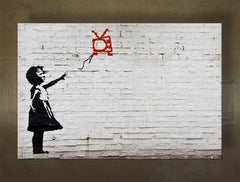 Η εικόνα σε καμβά 1 κομμάτι Street ART - Banksy - εικόνα 2