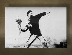 Η εικόνα σε καμβά 1 κομμάτι Street ART - Banksy - εικόνα 2