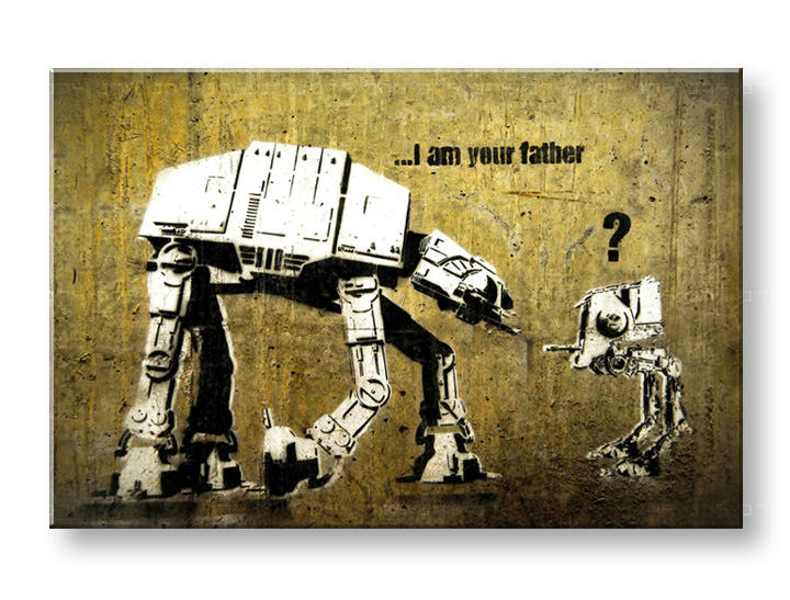 Η εικόνα σε καμβά Street ART - Banksy