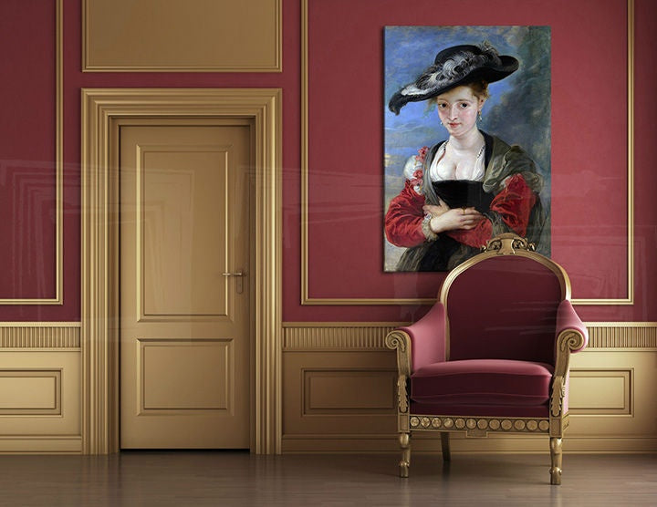 Η εικόνα στον καμβά LE CHAPEAU DE PAILLE - Peter Paul Rubens