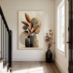 Η εικόνα στον καμβά Rustic Vase - Elegant Motif - εικόνα 3