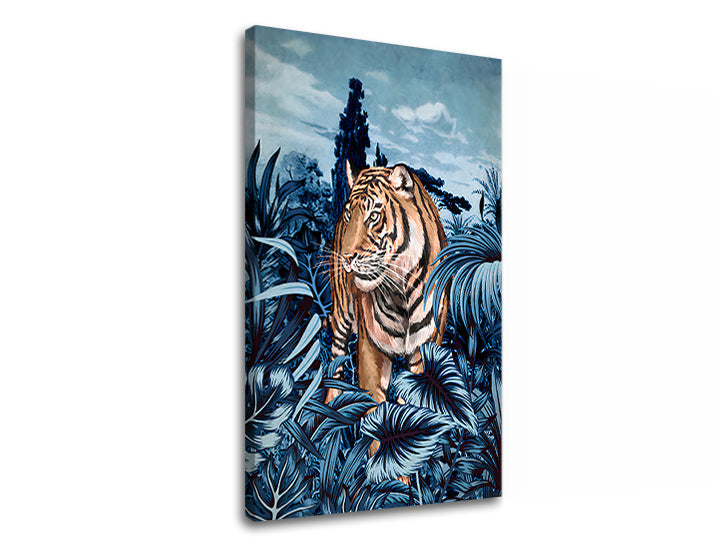 Η εικόνα στον καμβά TIGER IN NATURE 001 - εικόνα 3