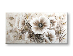 Ζωγραφισμένη εικόνα τοίχου FLOWERS 1 μέρος YOBAM038E1 | διαφορετικά μεγέθη