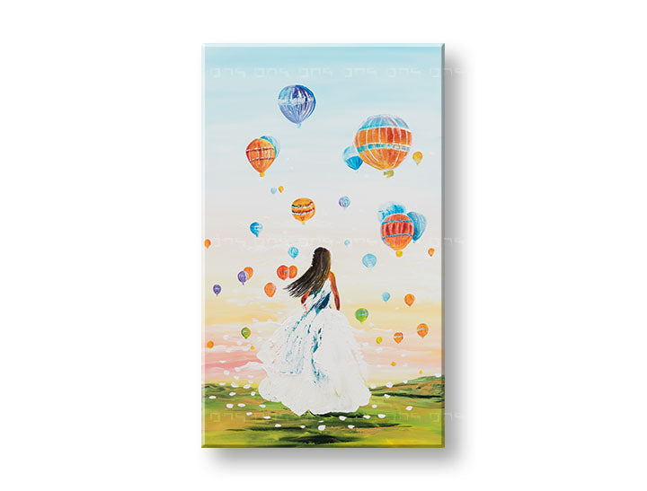 Ζωγραφισμένη ζωγραφική τοίχου ΓΥΝΑΙΚΑ 1 μέρος YOBATLN008E1 | διαφορετικά μεγέθη