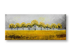 Χειροποίητη ζωγραφισμένη εικόνα τοίχου TREES 1 τεμάχιο YOBAM017E1 | διαφορετικά μεγέθη