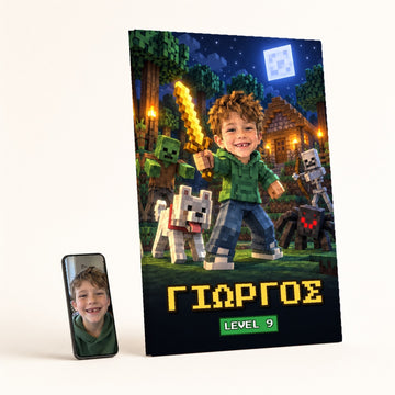 Πίνακας Minecraft από φωτογραφία