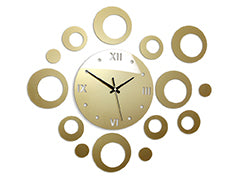 Ρολογια τοιχου RINGS GOLD HMCNH008-gold