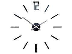 Ρολογια τοιχου CARLO BLACK HMCNH057-black