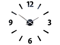 Ρολογια τοιχου KLAUS BLACK HMCNH061-black