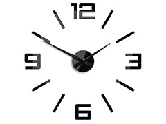 Ρολογια τοιχου XL BLACK HMCNH065-black