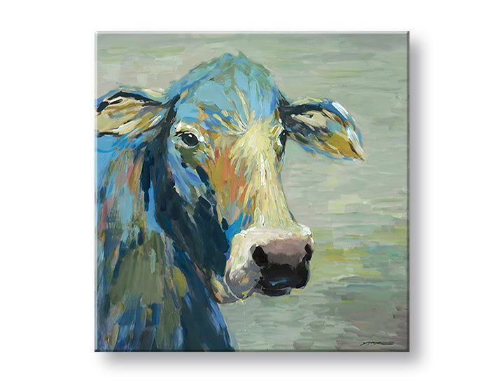 Η εικόνα στον καμβά COW 1 μέρος