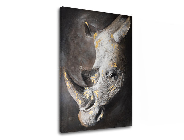 Πίνακας σε καμβά RHINOCEROS 1 τεμάχιο XOBCHAN082 | διάφορα μεγέθη