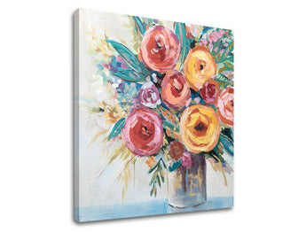 Η εικόνα στον καμβά FLOWERS 1 μέρος XOBCHFL038