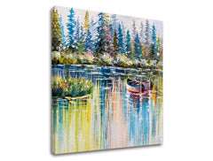 Η εικόνα στον καμβά Τοπίο 1 μέρος XOBCHLN013