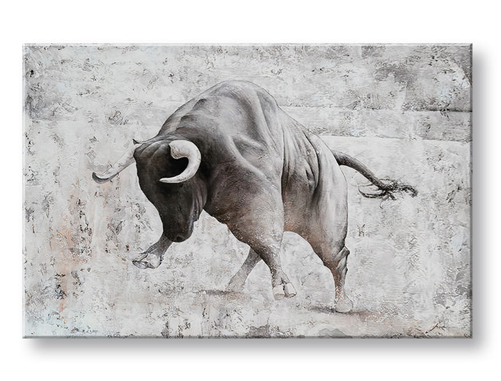 Η εικόνα στον καμβά BULL 1 μέρος