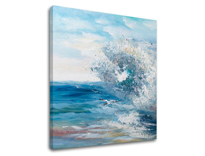 Η εικόνα στον καμβά SEA WAVES 1 μέρος - εικόνα 6