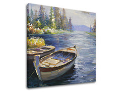 Η εικόνα σε καμβά ΣΚΑΦΟΣ ΣΤΟΝ ΠΥΡΓΟ 1 τεμάχιο XOBCHZH6286E1