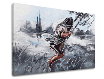 Η εικόνα στον καμβά GIRL 1 μέρος XOBFB575E1