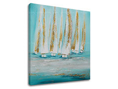 Η εικόνα σε καμβά ΠΛΟΙΑ ΣΤΗ ΘΑΛΑΣΣΑ 1 κομμάτι XOBFB632E1