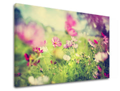 Ζωγραφική τοίχου PINK FLOWERS_165-11