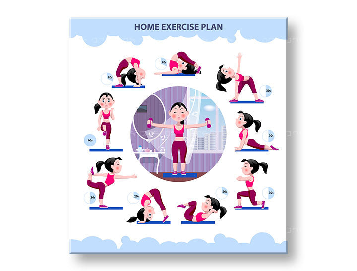 Σχέδιο άσκησης στο σπίτι