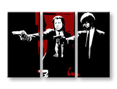 Εκτυπωμένη ζωγραφική POP Art Pulp Fiction 3 μέρη pulp5 - εικόνα 3