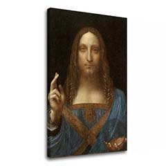 Η εικόνα στον καμβά Leonardo da Vinci - Salvator Mundi