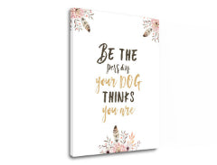 Wall art με κείμενο Be the person