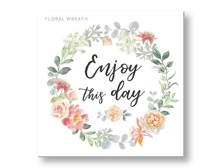 Τοιχογραφία με κείμενο Enjoy this day