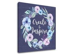 Τοιχογραφία με κείμενο Create and Inspire - εικόνα 3