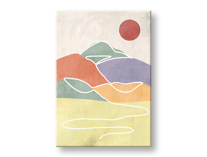 Η εικόνα στον καμβά ABSTRACT NATURE 001