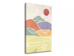 Η εικόνα στον καμβά ABSTRACT NATURE 001 - εικόνα 3