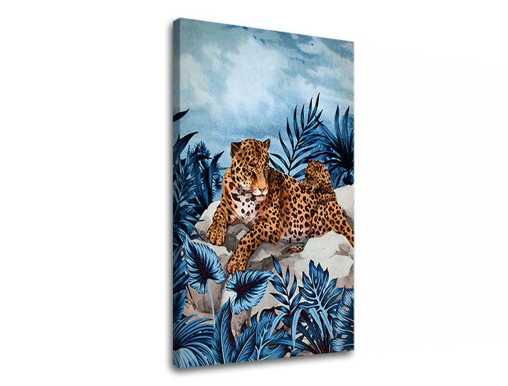 Η εικόνα στον καμβά GEPARD ON GLASS 001 - εικόνα 2