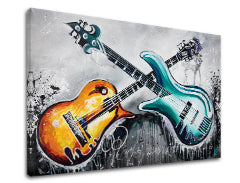 Η εικόνα στον καμβά GITARY 1 μέρος XOBAM041E1