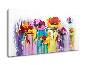 Η εικόνα στον καμβά FLOWERS 1 μέρος XOBFB103E1