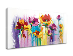 Η εικόνα στον καμβά FLOWERS 1 μέρος XOBFB103E1