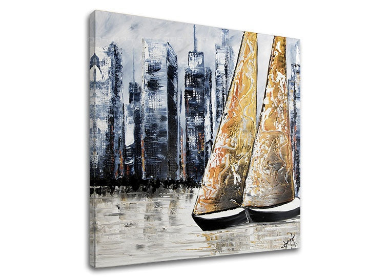 Η εικόνα στον καμβά ΠΟΛΗ 1 μέρος - εικόνα 2