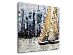 Η εικόνα στον καμβά CITY 1 μέρος XOBFB547E1