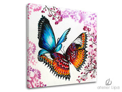 Αναπαραγωγή του συγγραφέα σε καμβά MOTYLES XOBAM005E1