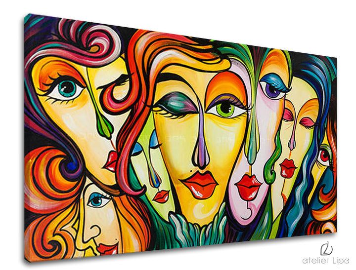 Αναπαραγωγή του συγγραφέα σε καμβά WOMEN XOBAM009E1