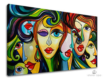 Αναπαραγωγή του συγγραφέα σε καμβά WOMEN XOBAM010E1